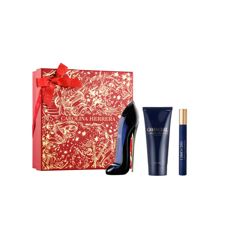Set Good Girl Eau De Parfum 80 Ml + Mini 10 Ml + Body Lotion 100 Ml - Carolina Herrera - Comparador de precios