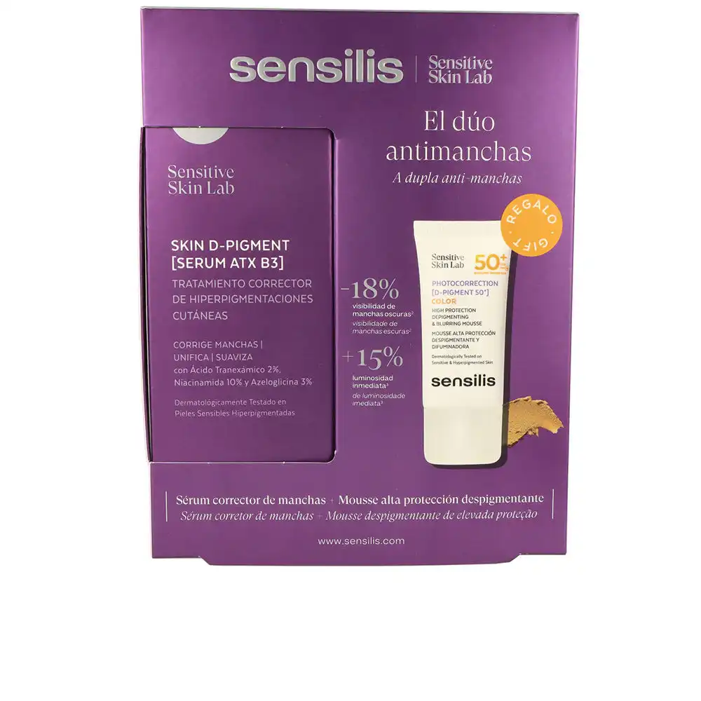 Skin D-PIGMENT Serum Atx B3 Estuche 2 pz - Sensilis - Comparador de precios