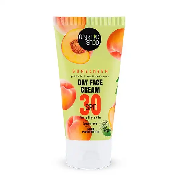Sunscreen Day Face Cream Oily Skin Spf30 - Organic Shop - Comparador de precios