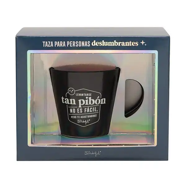 Taza Levantarse Tan Pibón No Es Fácil - Mr Wonderful - Comparador de precios