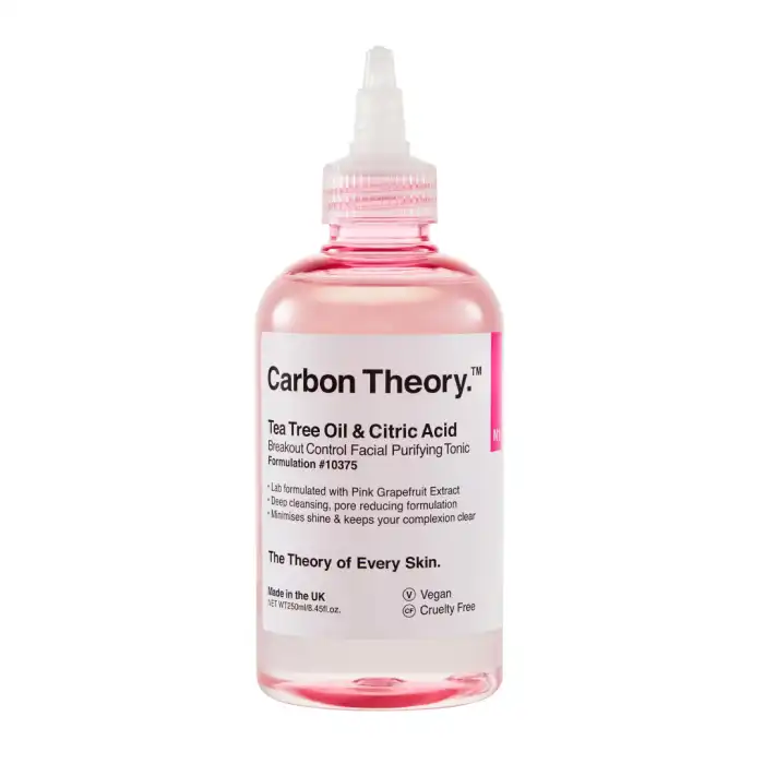 Tea Tree Oil - Citric Acid Tónico Facial Purificante 250 ml - Carbon Theory - Comparador de precios