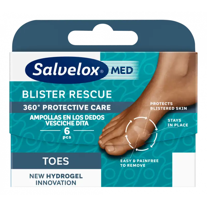 ApÓsitos Para Ampollas Blister Rescue Toes 6 Unidades - Salvelox - Comparador de precios