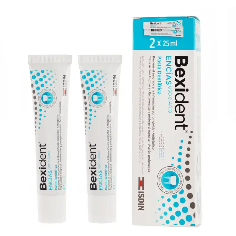 Bexident Smile&go Encias Ud Pasta 2x25ml - Isdin - Comparador de precios