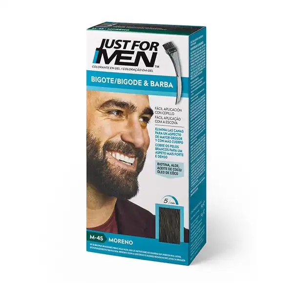 Bigote, Barba Y Patillas M-45 Moreno - Just For Men - Comparador de precios