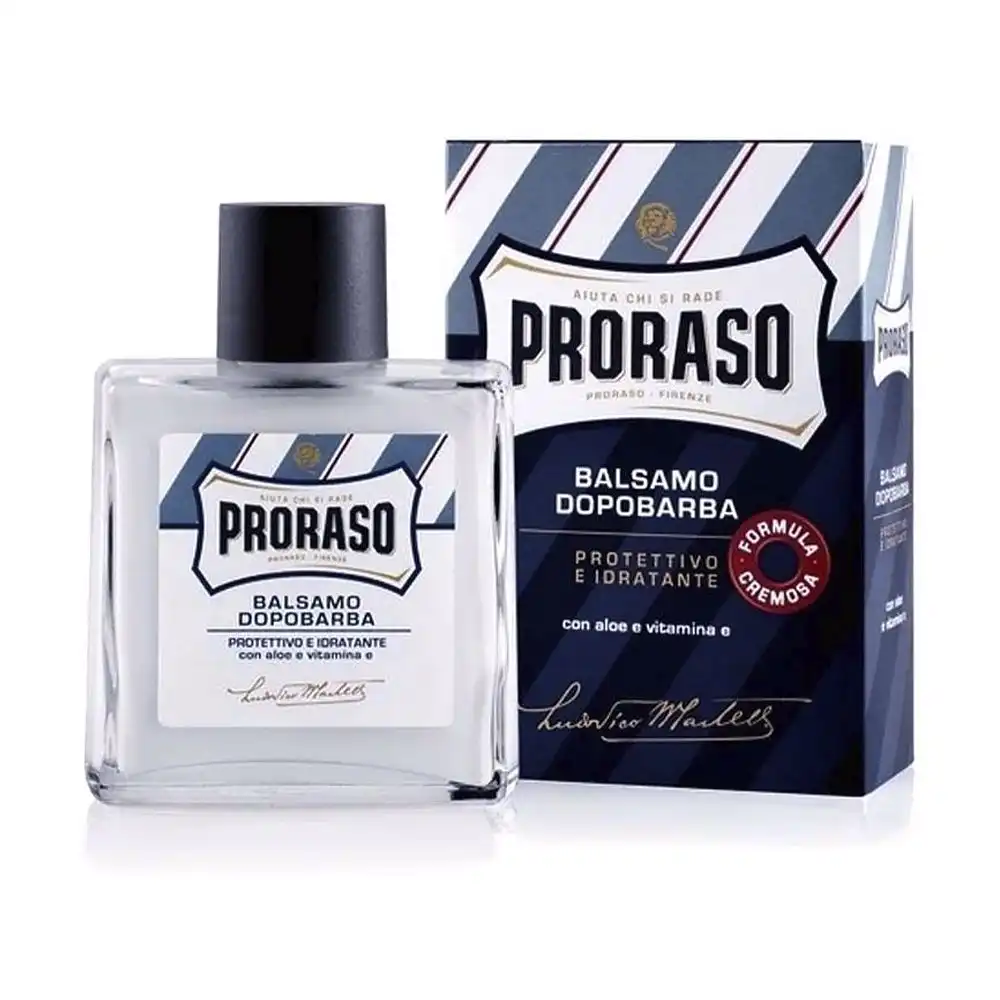 Blue bálsamo after-shave aloe y vitamina E 100 ml - Proraso - Comparador de precios