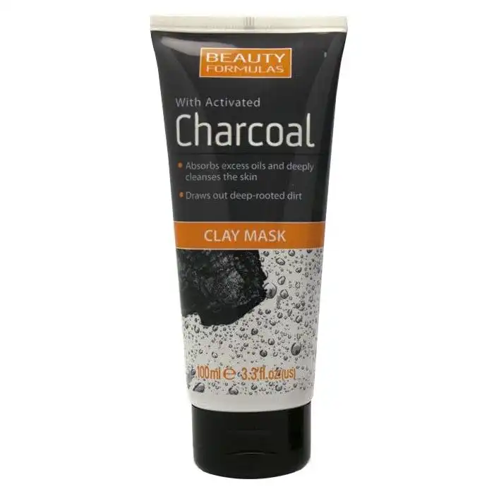 Charcoal Clay Mask 100 ml - Beauty Formulas - Comparador de precios