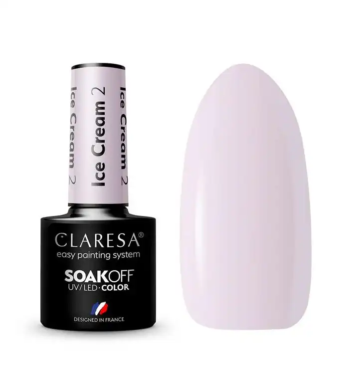 Claresa - Esmalte semipermanente Soak off - 02: Ice Cream - Claresa - Comparador de precios