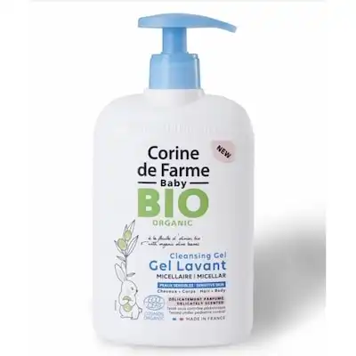 Corine de Farme Gel de baño micelar cuerpo & cabello perfumado BIO , 500 ml - CORINE DE FARME - Comparador de precios