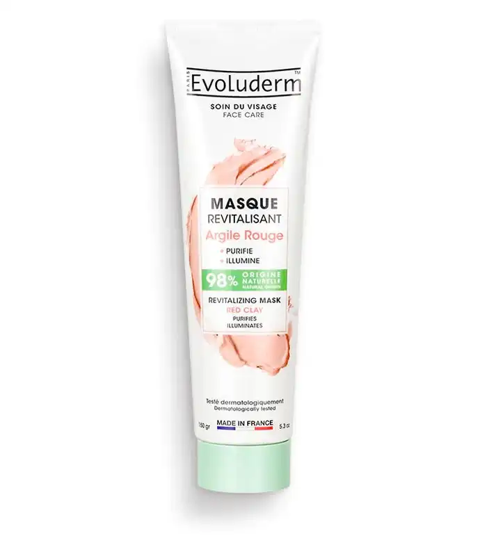 Evoluderm - Mascarilla facial revitalizante - Arcilla roja - Evoluderm - Comparador de precios