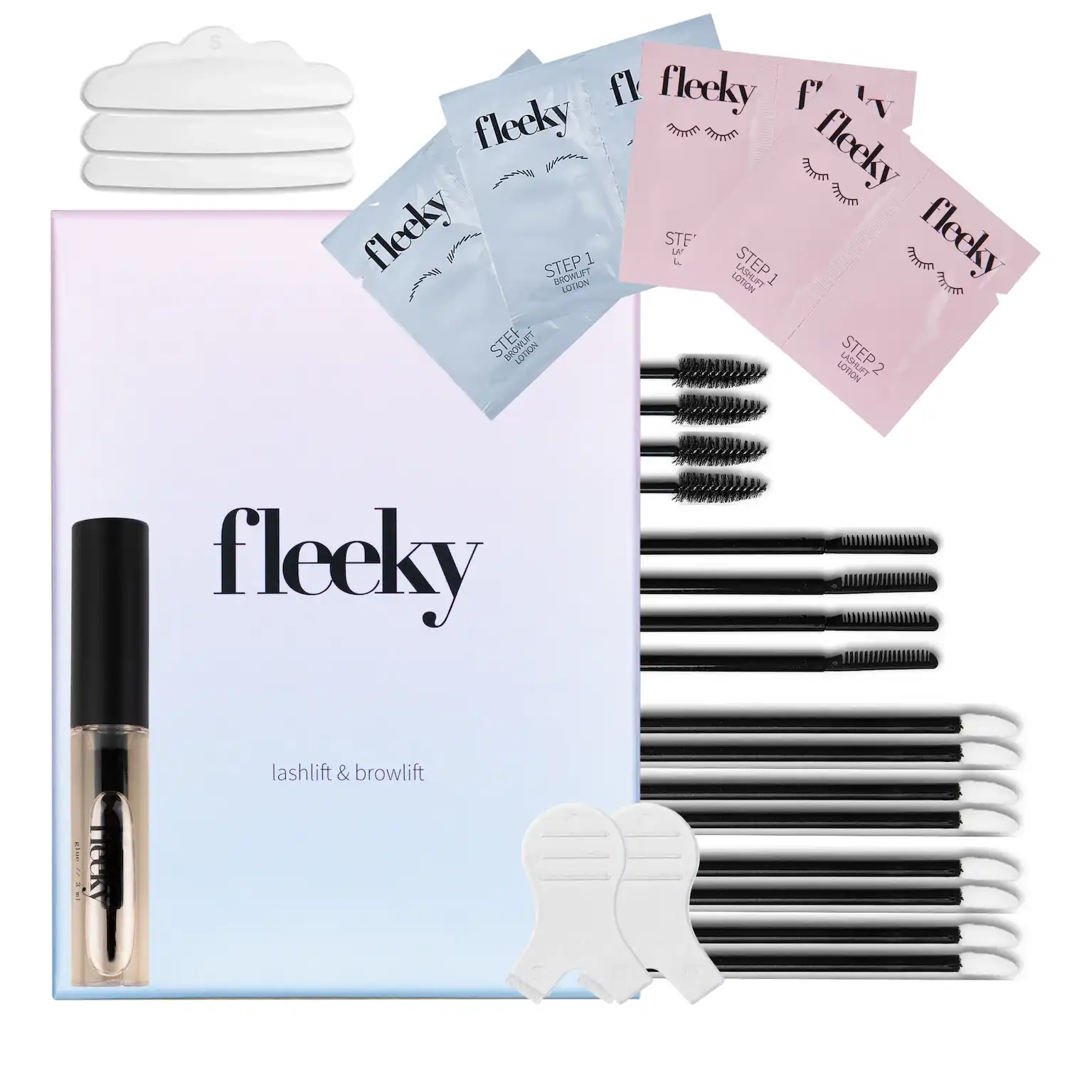 Fleeky - Lifting de Pestañas y Cejas - kit combinado con calidad de salón Cepillos de pestañas 1 pieces 1 Pieza - Fleeky - Comparador de precios