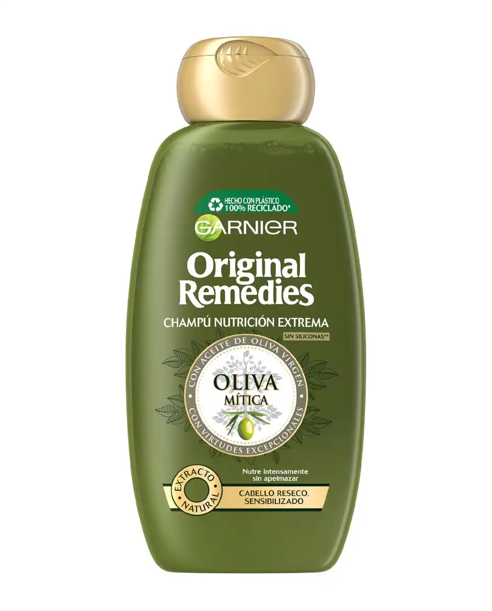 Garnier - Champú Pelo Seco Oliva Mítica Original Remedies 300ml - Garnier - Comparador de precios