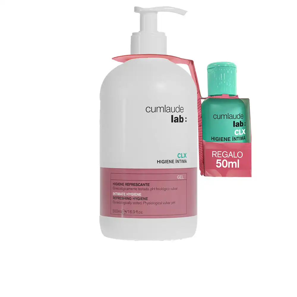 Higiene Intima Clx gel inflamaciones y molestias 500 + 50 550 ml - Cumlaude Lab - Comparador de precios