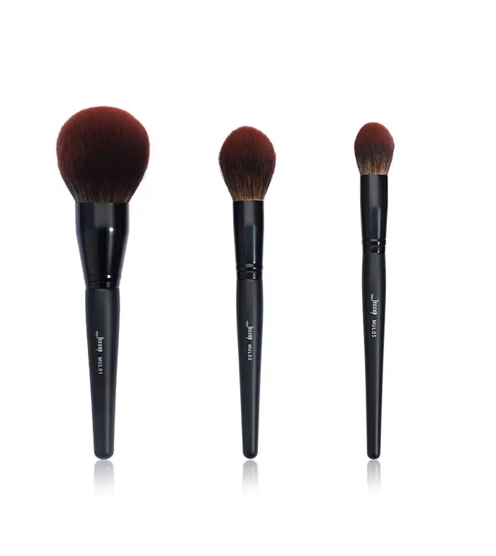 Jessup Beauty - Set de brochas 3 piezas Black Shimmer Collection - T274: Makeup Lover (Phantom Black) - Jessup Beauty - Comparador de precios