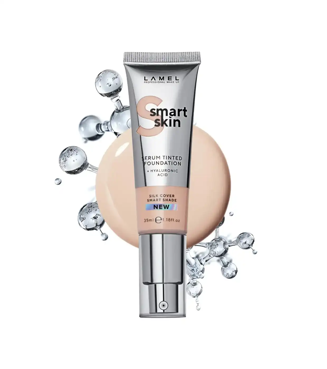 Lamel - Base de maquillaje Smart Skin Serum Tinted Foundation - 401: Porcelain - Lamel - Comparador de precios