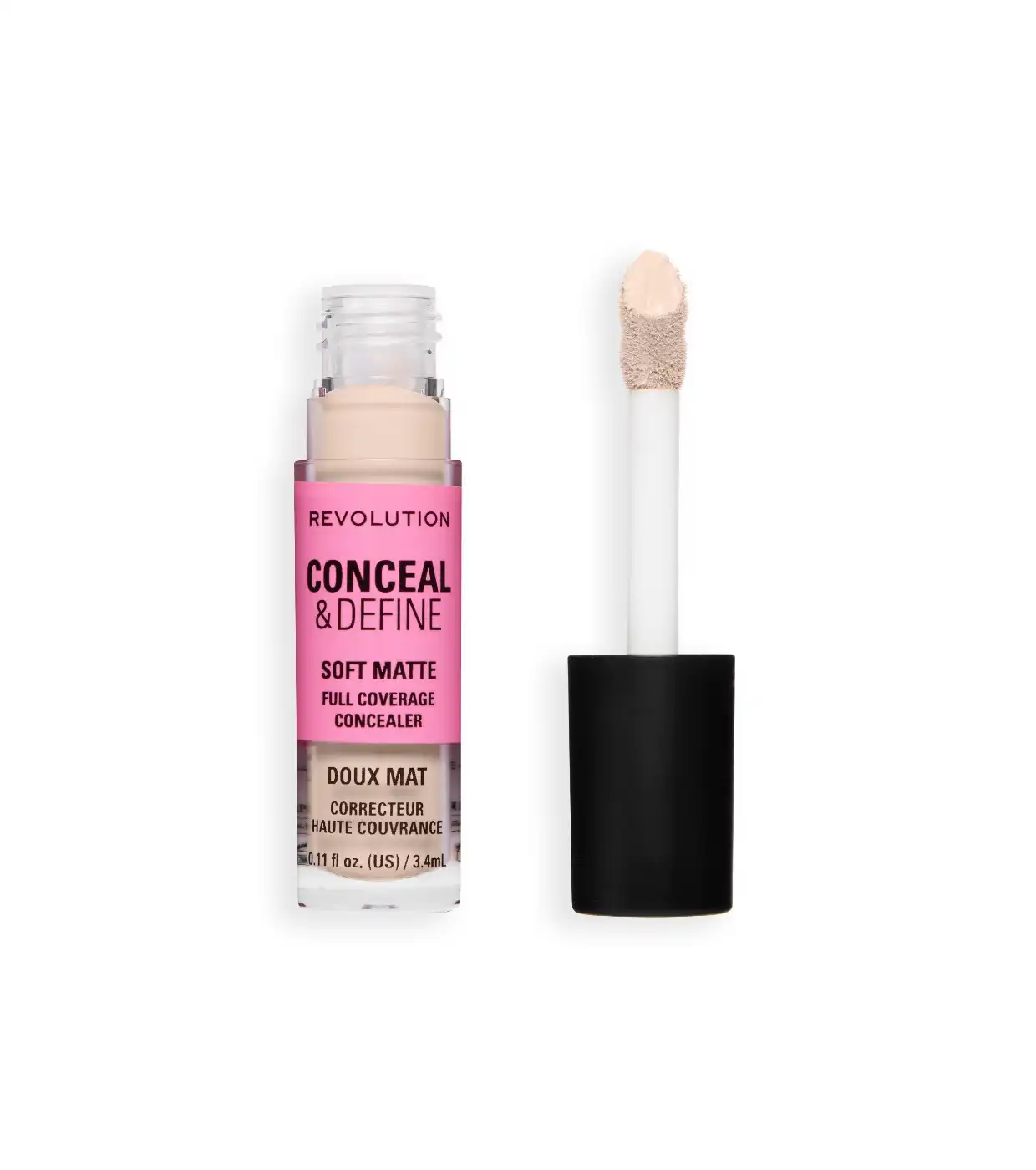 Makeup Revolution - Corrector líquido Conceal & Define Soft Matte - C0.5C - Makeup Revolution - Comparador de precios