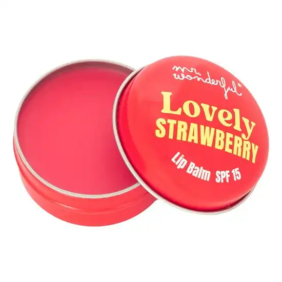 Mejor Dto!   Lip Balm Lovely Strwaberry Bálsamo Labial - Mr Wonderful - Comparador de precios