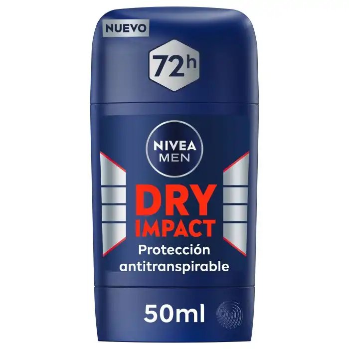 Men Dry Impact Desodorante en Stick 50 ml - Nivea - Comparador de precios