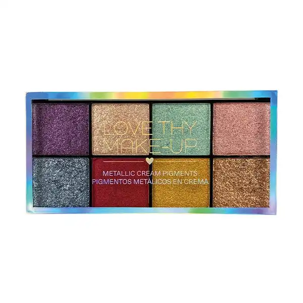 Metallic Cream Pigments Palette - LOVE THY MAKE-UP - Comparador de precios
