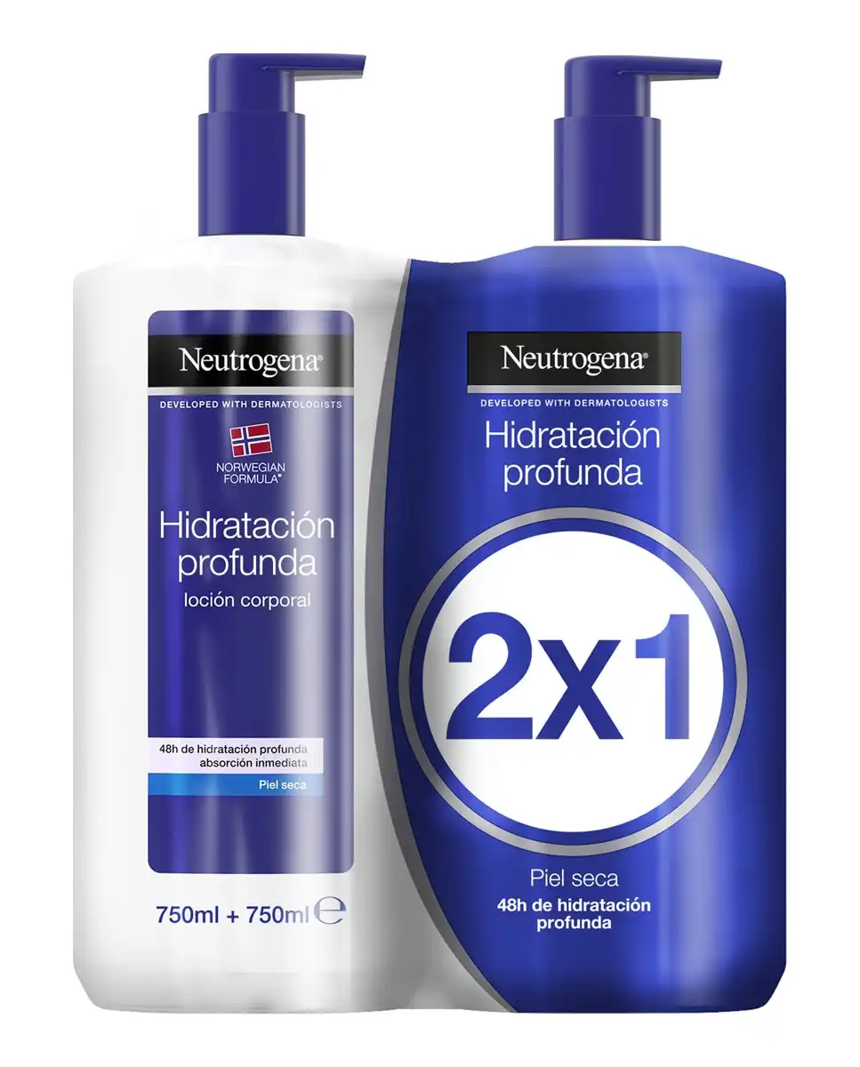 Neutrogena - Duplo Loción Corporal Hidratación Profunda Piel Seca - Neutrogena - Comparador de precios