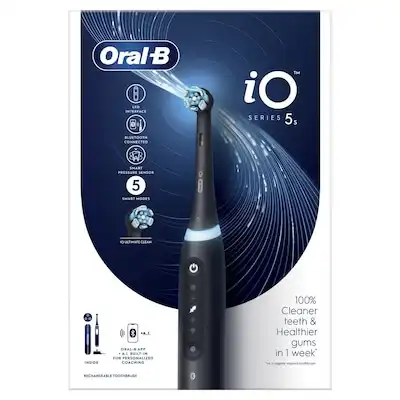 Oral-b Oral-B iO 5S Cepillo Eléctrico Negro Con 1 Cabezal Y 1 - Oral-B - Comparador de precios