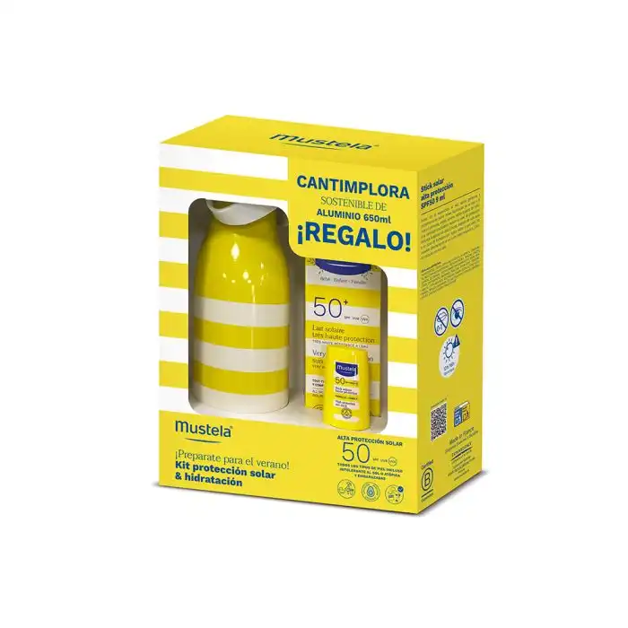 Pack Solar Leche - Stick + Cantimplora de regalo 100 ml - Mustela - Comparador de precios