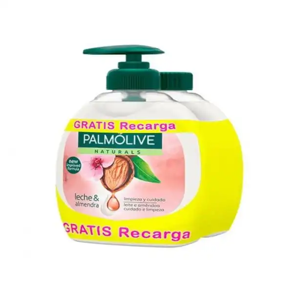 Palmolive Pack Jabón Palmolive Dosificador Almendras, 300 ml - Palmolive - Comparador de precios