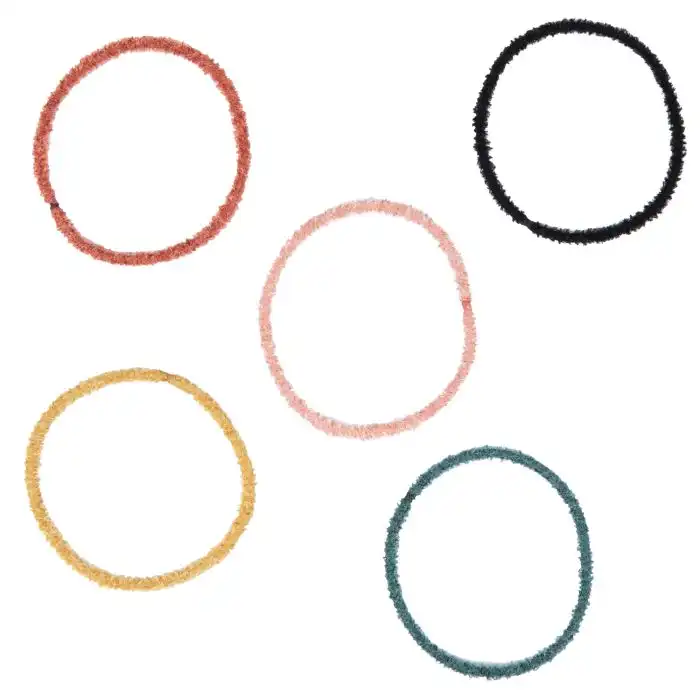 Set 5 Gomas Para Pelo  Woo oow  Productos de peinado - Woo oow - Comparador de precios