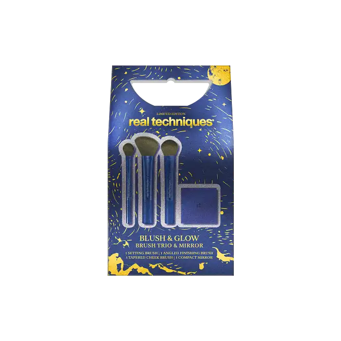 Set Blush & Glow Brush Trio - Real Techniques - Comparador de precios