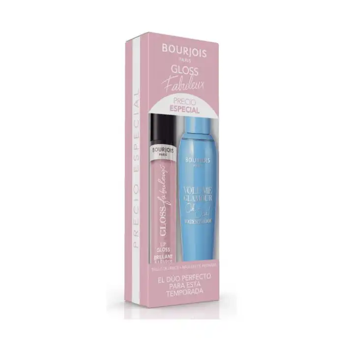 Set Gloss Fabuleux + Máscara Volume Glamour Waterproof - Bourjois - Comparador de precios