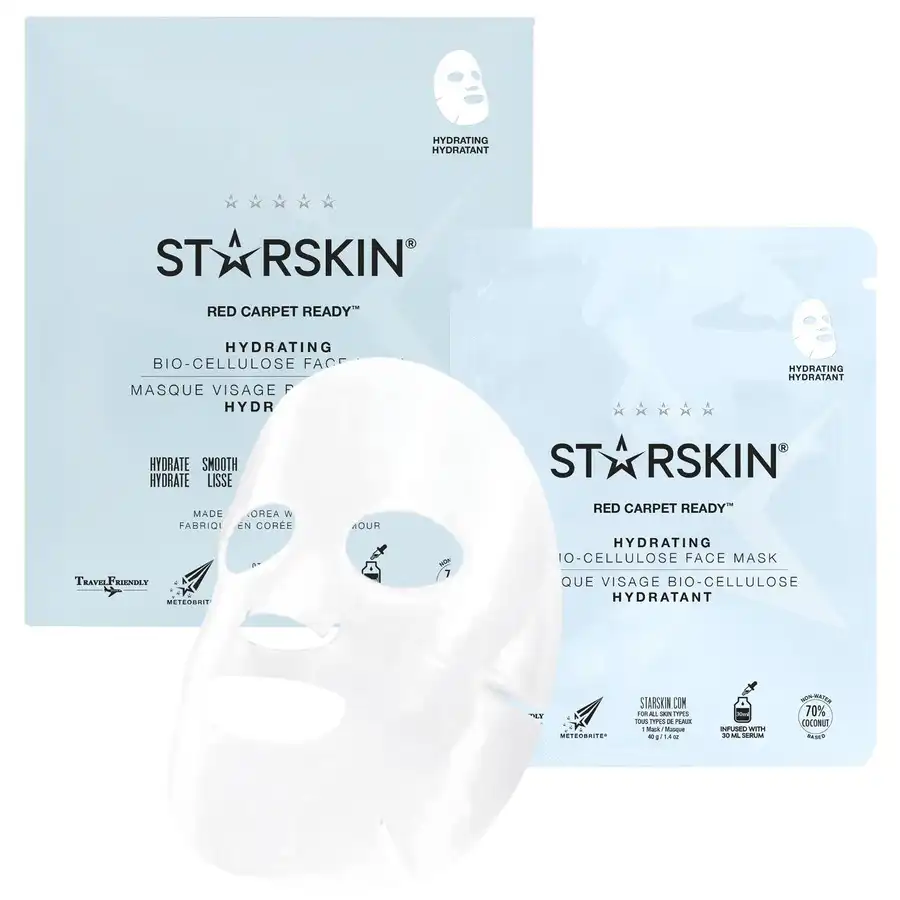 STARSKIN ® - Mascarilla facial hidratante con biocelulosa de coco Red Carpet Ready™. Mascarillas hidratantes 30 ml unisex - Starskin - Comparador de precios