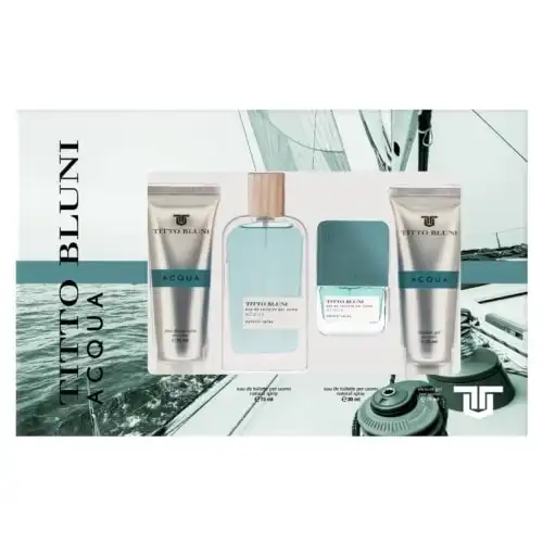 Titto Bluni Estuche Titto Bluni Acqua Uomo Eau de Toilette, 75 ml - Titto Bluni - Comparador de precios