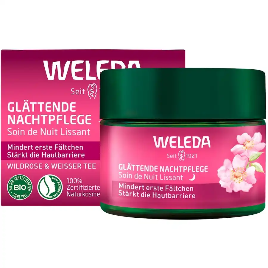 Weleda - Cuidado Suavizante de Noche Rosa Silvestre y Té Blanco Cremas faciales 40 ml unisex - Weleda - Comparador de precios