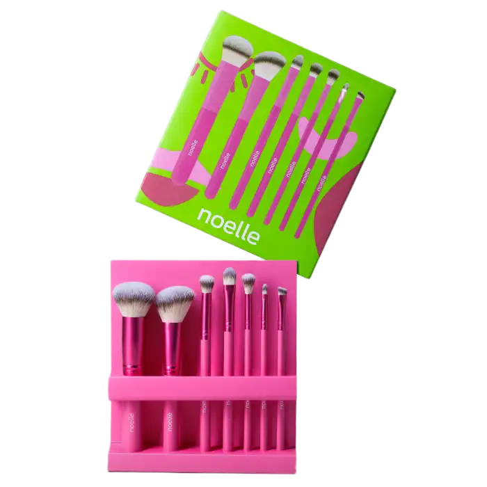 ¡19% DTO! Set Brochas Maquillaje 7/1 - Elle - Comparador de precios