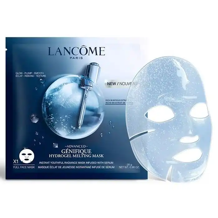 ¡40% DTO! Lancôme Mascarilla Antiedad Advanced Génifique Mascarilla Fundente Hidrogel Activadora de Luminosidad 28 gr - Lancôme - Comparador de precios