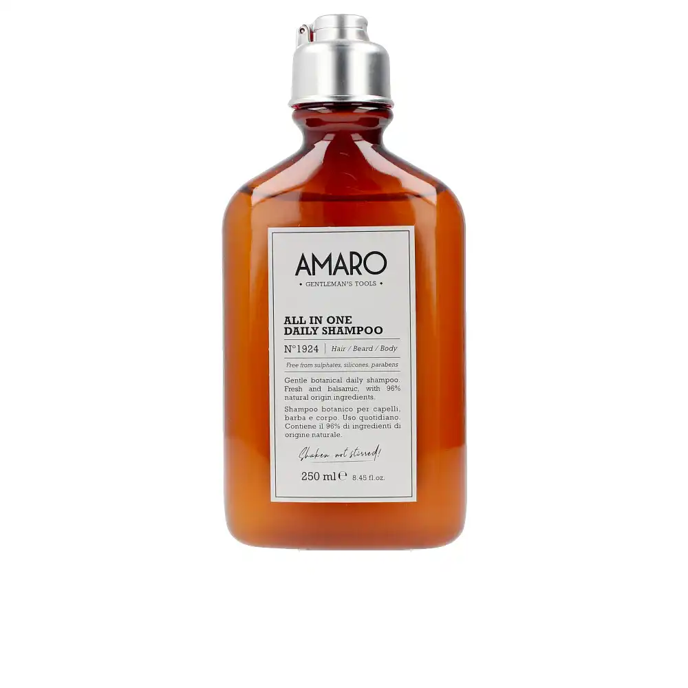 Amaro all in one daily shampoo nº1924 hair/beard/body 250 ml - Farmavita - Comparador de precios