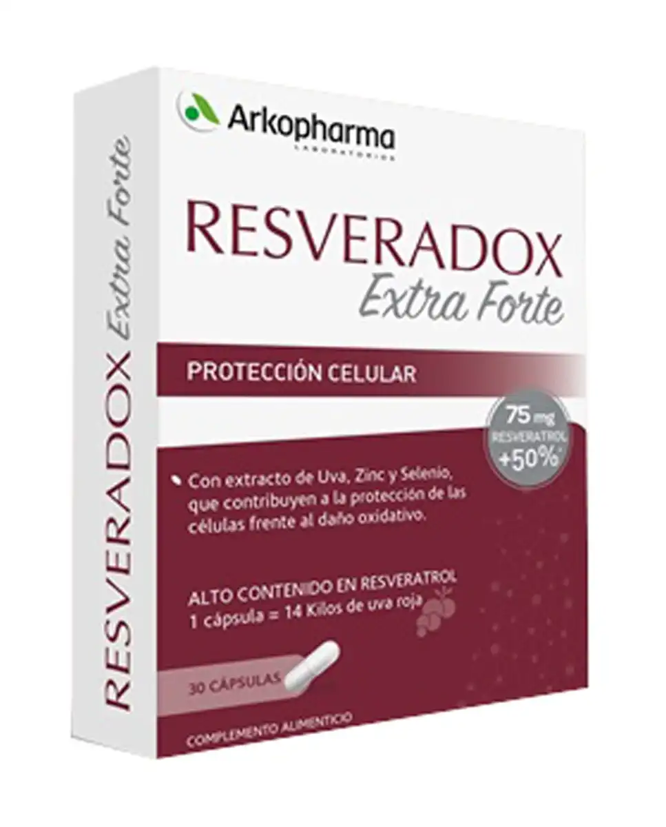 Arkopharma - 30 Cápsulas Resveradox Extraforte. - Arkopharma - Comparador de precios