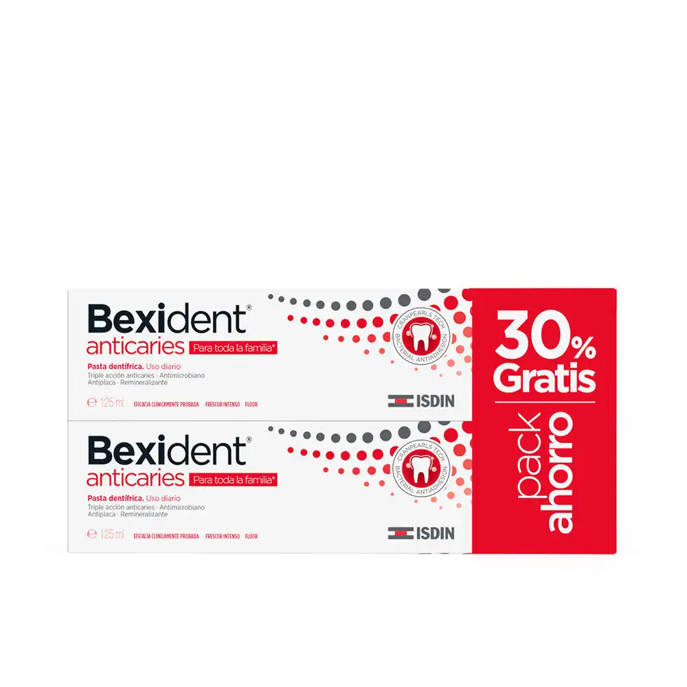 Bexident Anticaries pasta dentífrica dúo 2 x 125 ml - Isdin - Comparador de precios