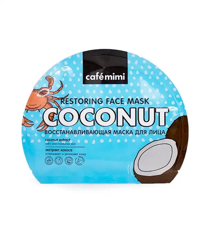 Café Mimi - Mascarilla facial de tela restauradora - Coco - Café Mimi - Comparador de precios