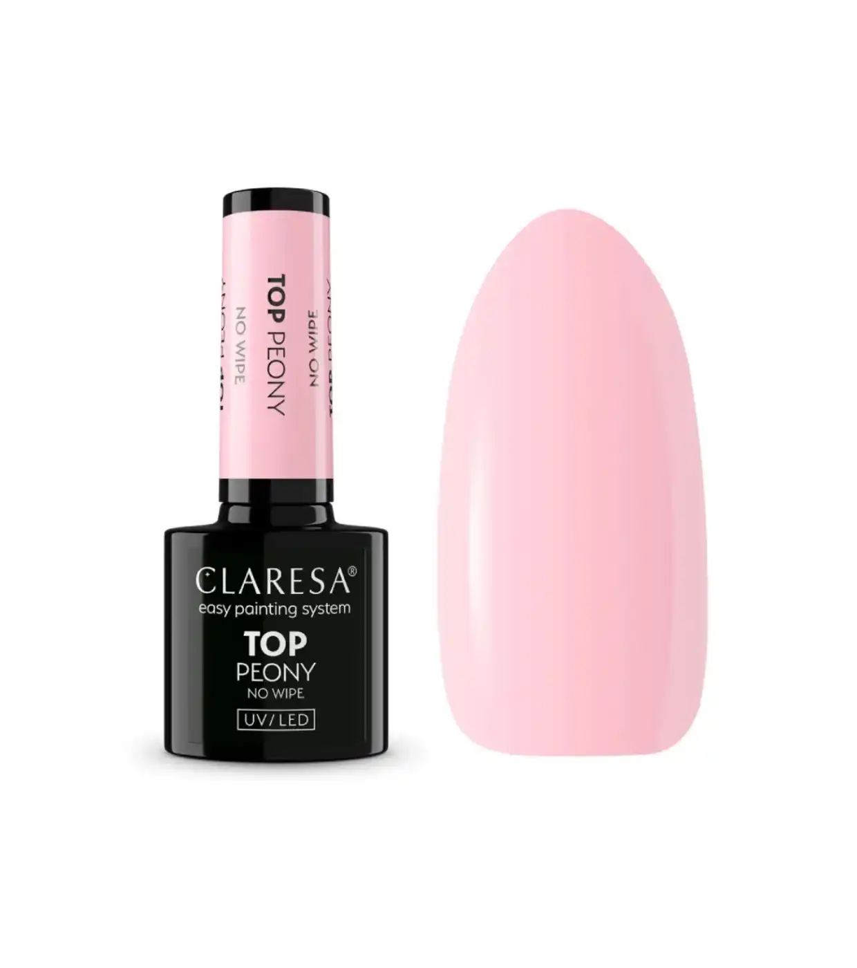 Claresa - Top Coat Semipermanente No Wipe - Peony - Claresa - Comparador de precios