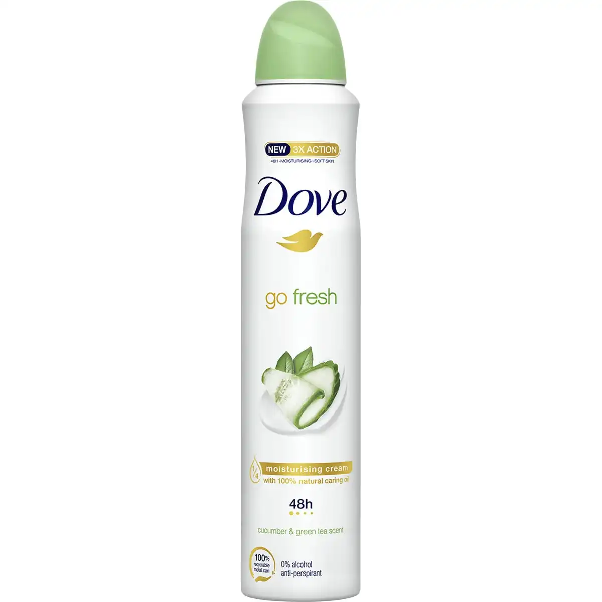 Dove Go Fresh Pepino 200 ml Desodorante Spray - DOVE - Comparador de precios