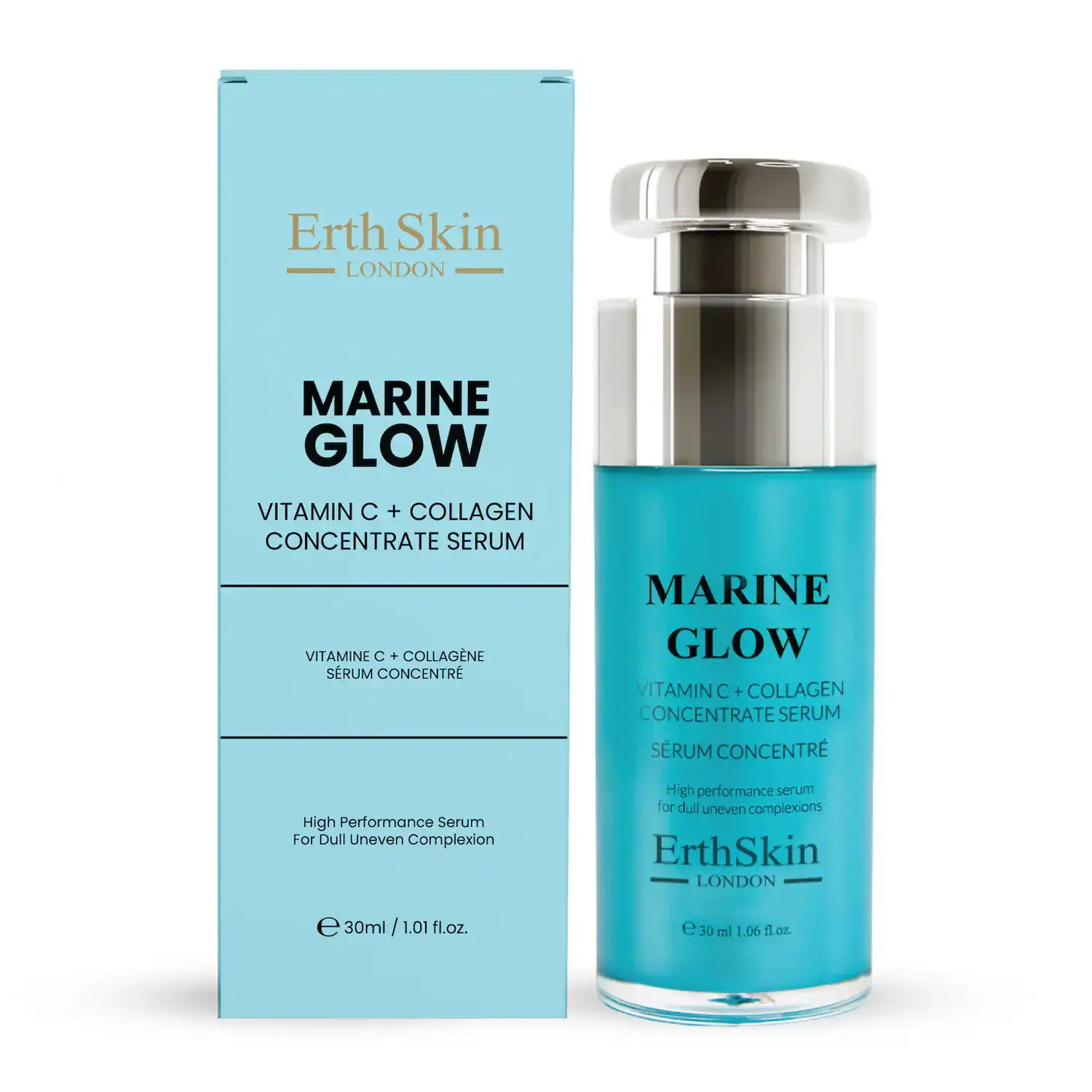 ErthSkin London - Concentrado de suero de vitamina C y colágeno Marine Glow Sérums con colágeno 30 ml female - ErthSkin London - Comparador de precios