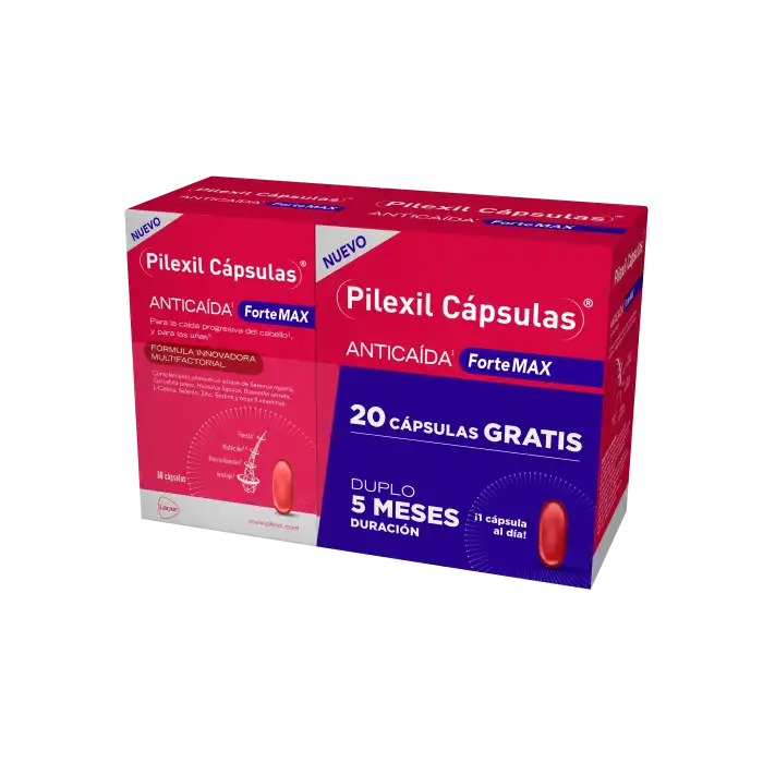 ForteMax Cápsulas Anticaída  Pilexil - Pilexil - Comparador de precios