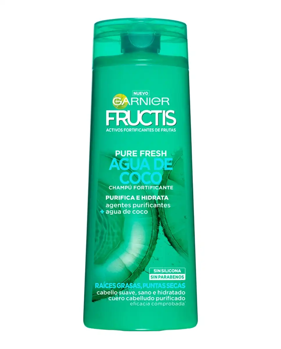 Garnier - Champú Fortificante Fructis Pure Fresh Agua De Coco - Garnier - Comparador de precios