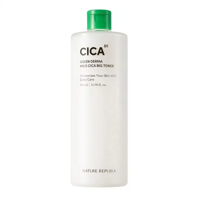 Green Derma Mild Cica Big Toner 500 ml - Nature Republic - Comparador de precios