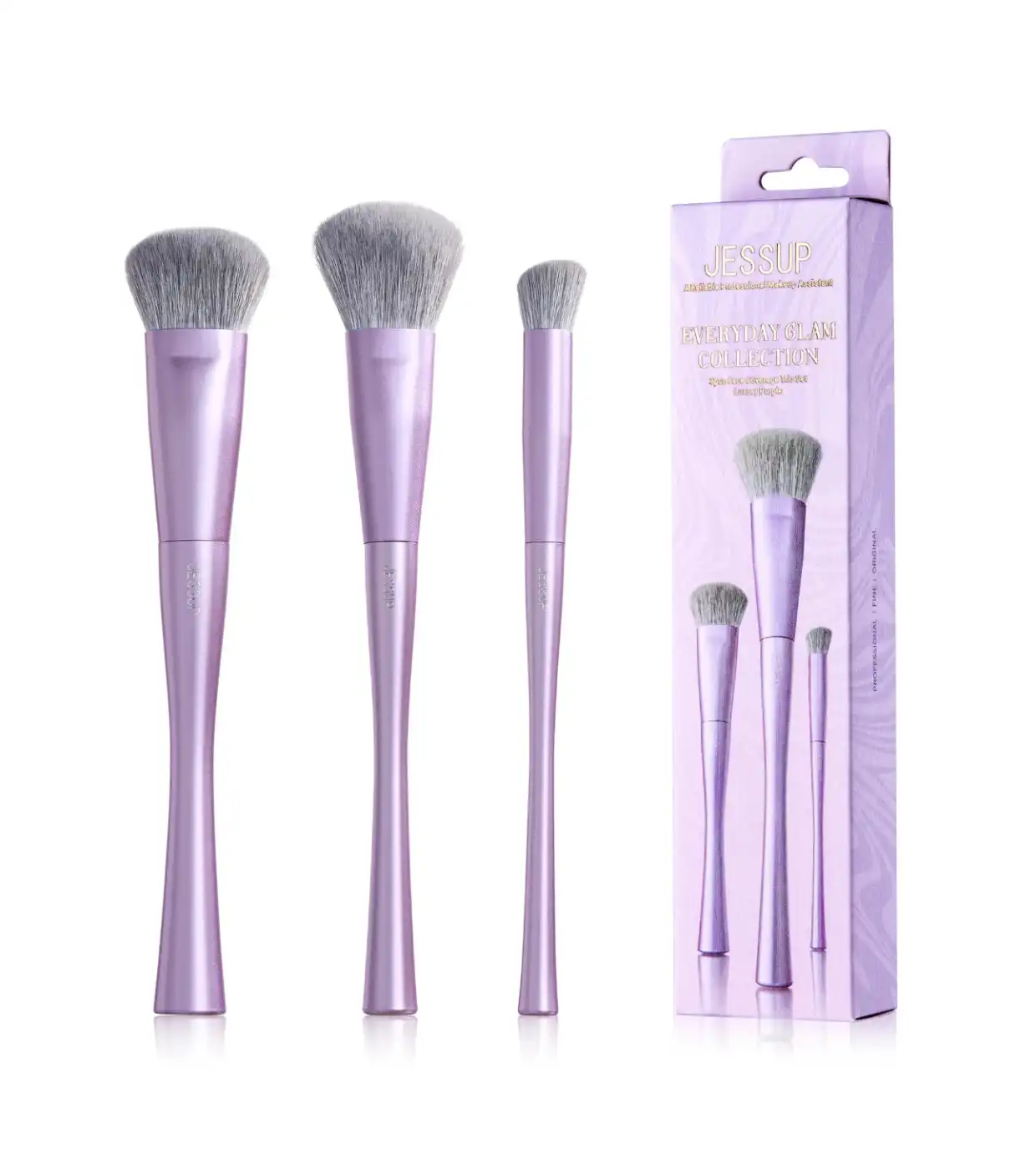 Jessup Beauty - *Everyday Glam* - Set de brochas Face Coverage Trio - T513 - Jessup Beauty - Comparador de precios