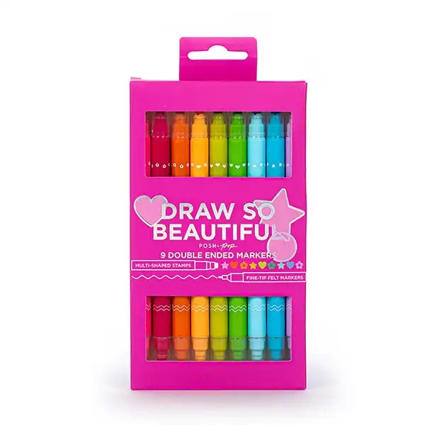 Juego De 9 Dobles Subrayadores - BACK 2 SCHOOL - Comparador de precios