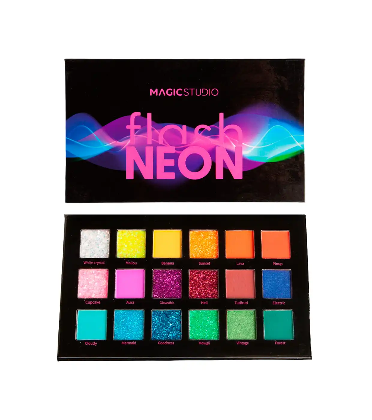 Magic Studio - Paleta de sombras Flash Neon - Magic Studio - Comparador de precios