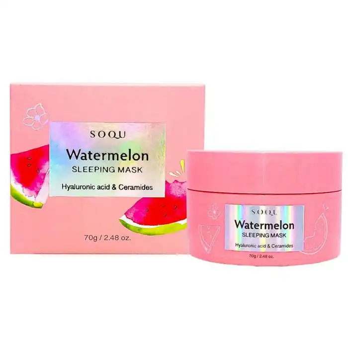Mascarilla Facial Nocturna de Sandía 70 gr - SOQU - Comparador de precios