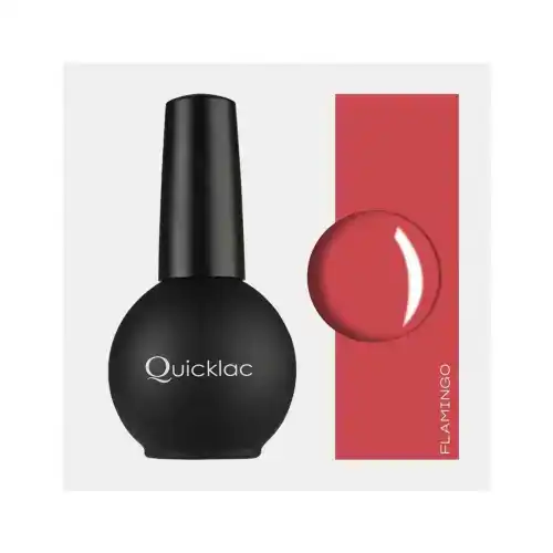 Mia Makeup Quicklac Esmalte De Uñas En Gel Semipermanente Flamingo, 15 ml - Mia Makeup - Comparador de precios