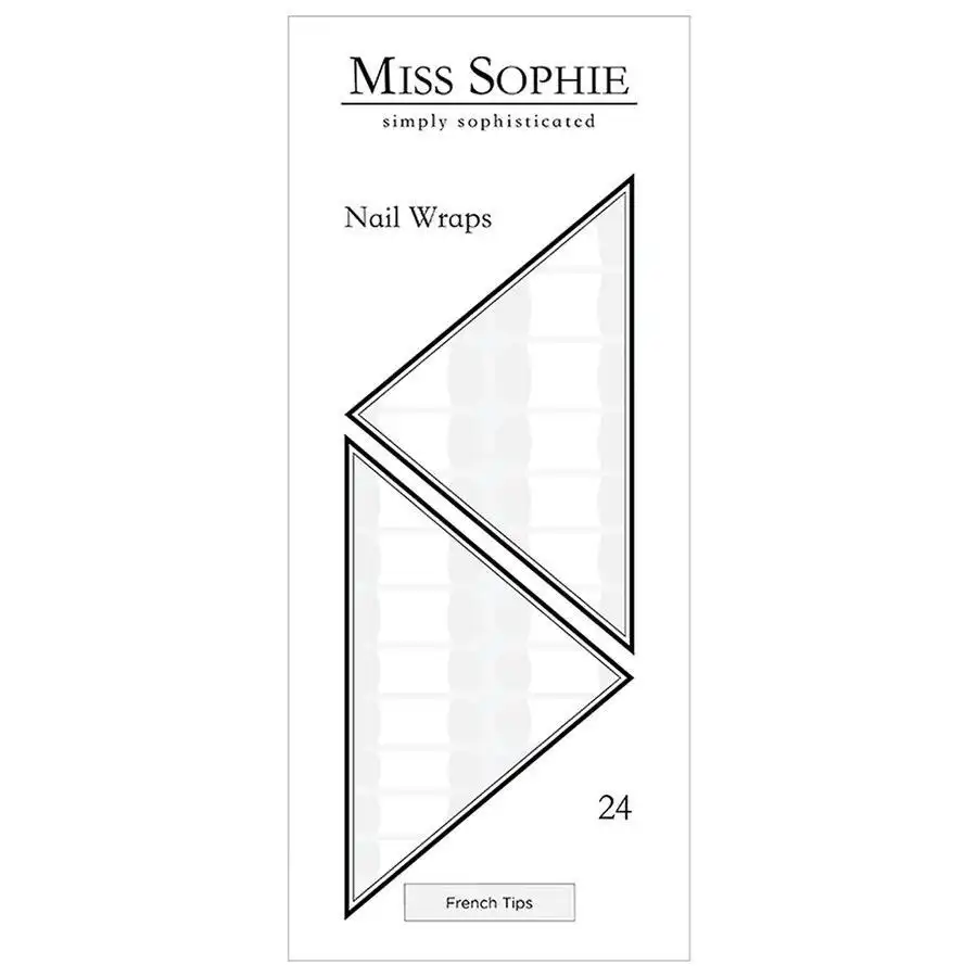 Miss Sophie - French Tips Nail Wraps Uñas postizas y diseños de uñas 24 pieces 24 Piezas - Miss Sophie - Comparador de precios